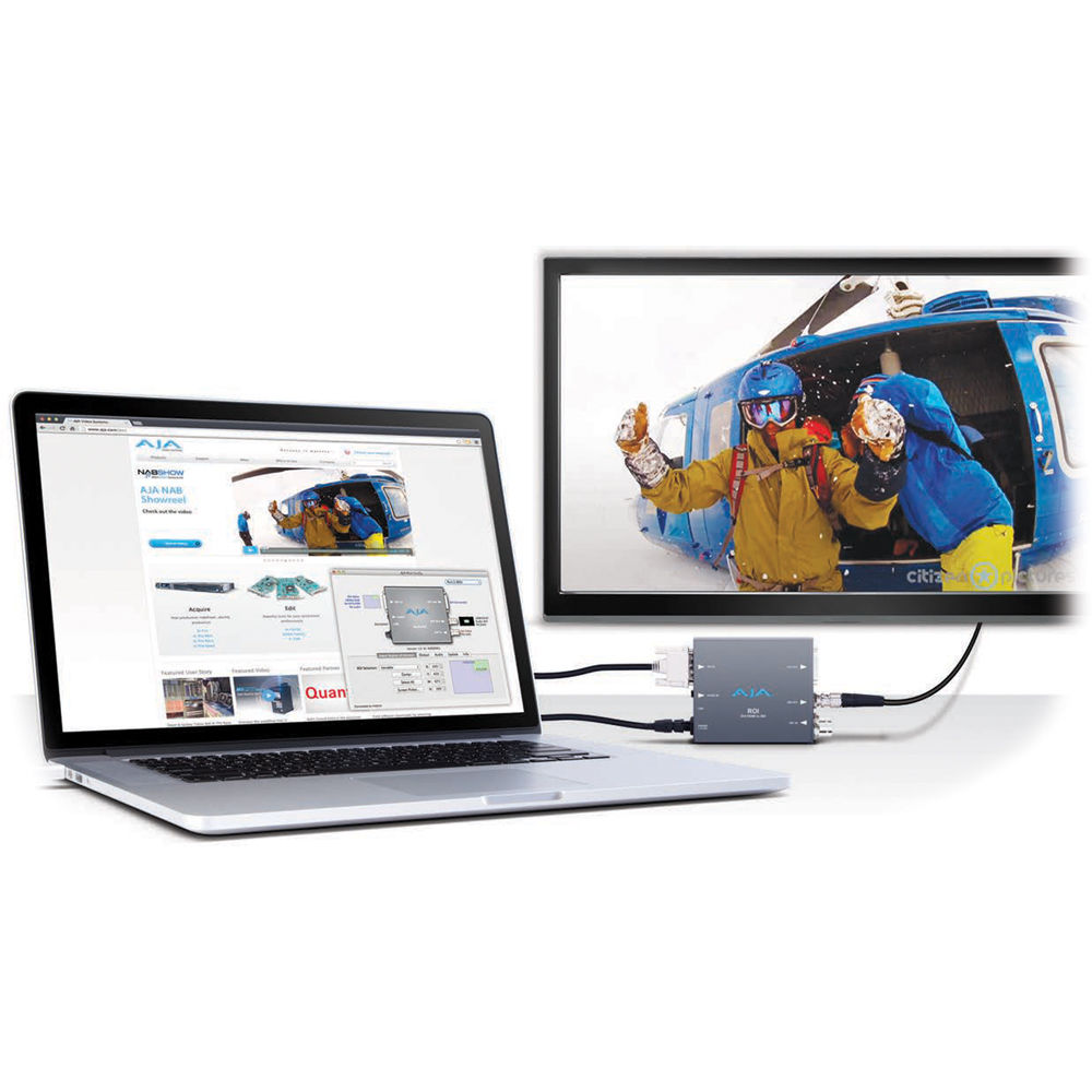 AJA 3G-AMA 3G-SDI 4 Kanallı Analog Ses Embedder / Disembedder / 3G-AMA-R0