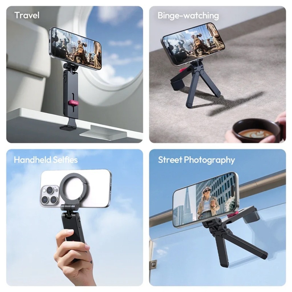 Ulanzi MA88 MagLock Quick Release Manyetik Telefon Tutucu ve Mini Tripod - S055