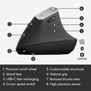Logitech MX Vertical Gelişmiş Ergonomik Mouse (Siyah)