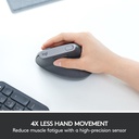 Logitech MX Vertical Gelişmiş Ergonomik Mouse (Siyah)