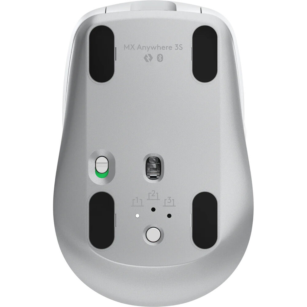 Logitech MX Anywhere 3S Kompakt 8000 DPI Optik Sensörlü Sessiz Bluetooth Kablosuz Mouse (Beyaz)