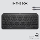 Logitech MX Keys Mini Minimalist Kablosuz Bluetooth Aydınlatmalı Türkçe Q Klavye (Siyah)
