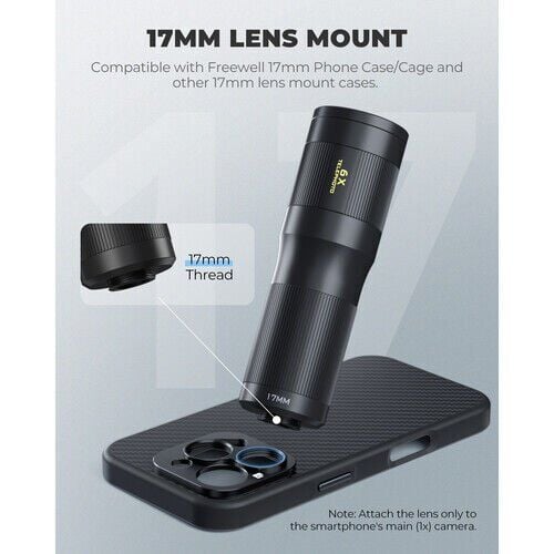 Freewell SHERPA 17mm mount 6x Telephoto Lens
