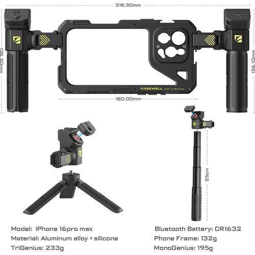 Freewell Genius Rig Cage for iPhone 16 Pro Max