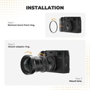 Freewell 1.5x Telephoto Lens for FUJIFILM X100 Series (Siyah)