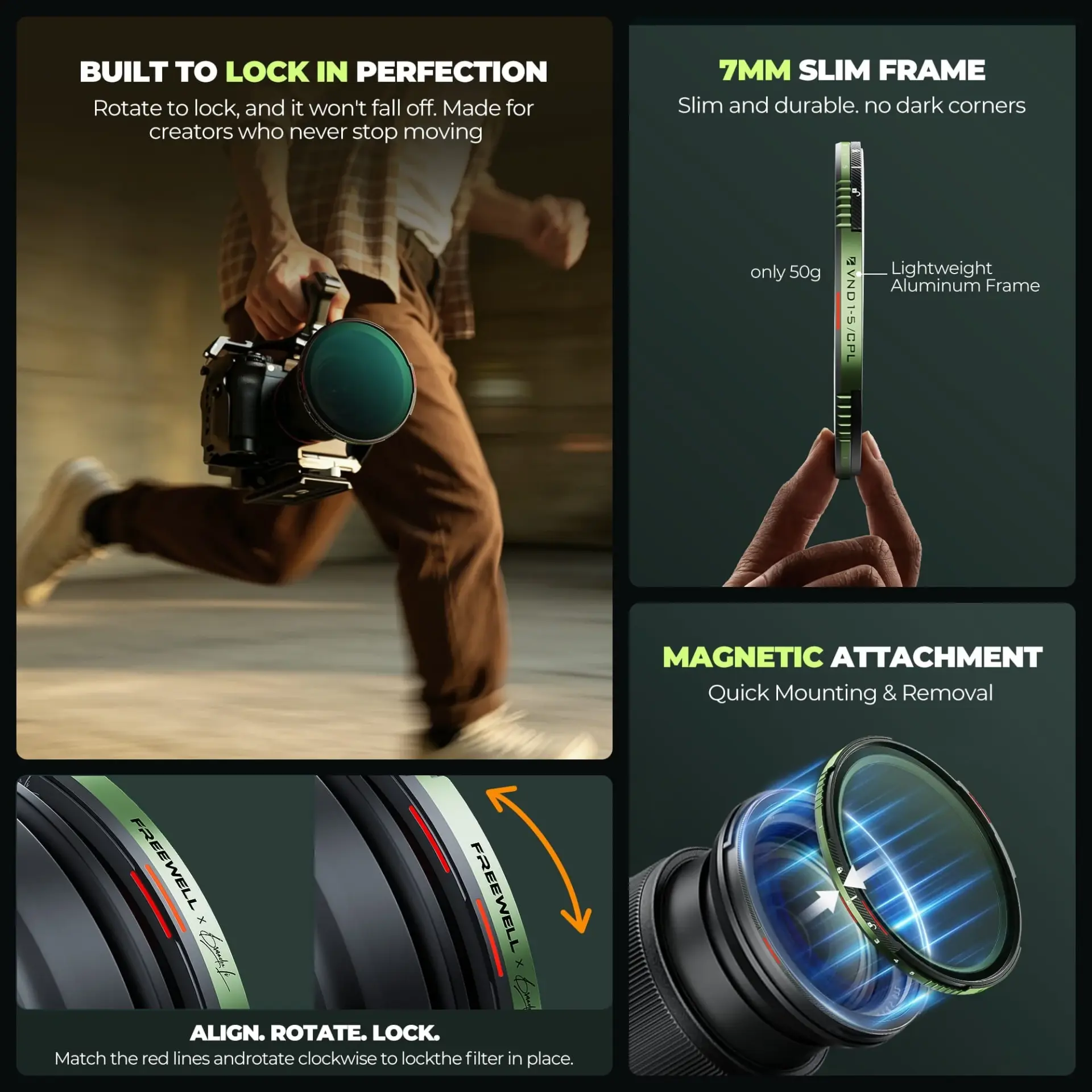 Freewell Brandon Li Variable ND/CPL Cine Kit - 95mm