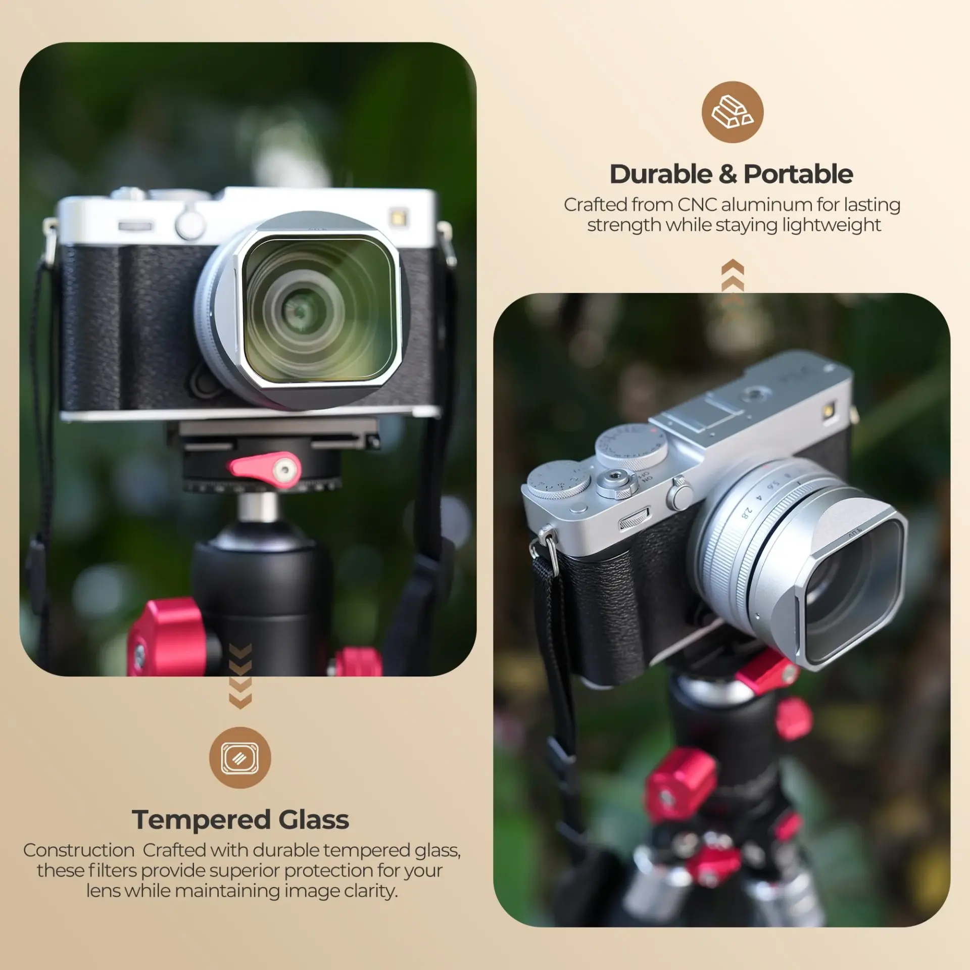 Freewell Fuji X-E5 Lens Hood (XF23mmF2.8) Gri