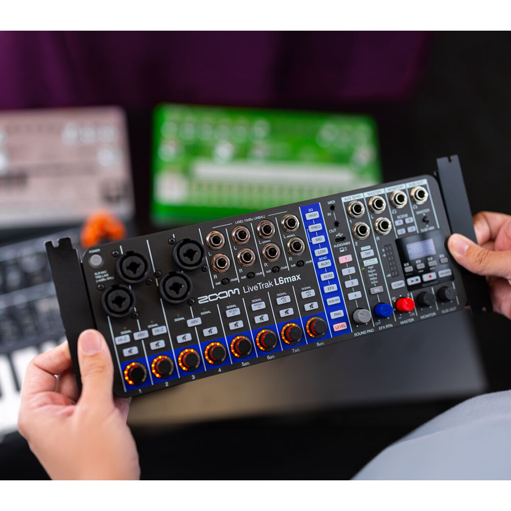 Zoom LiveTrak L6max 12 Kanallı Mixer & Multitrack Kayıt Cihazı