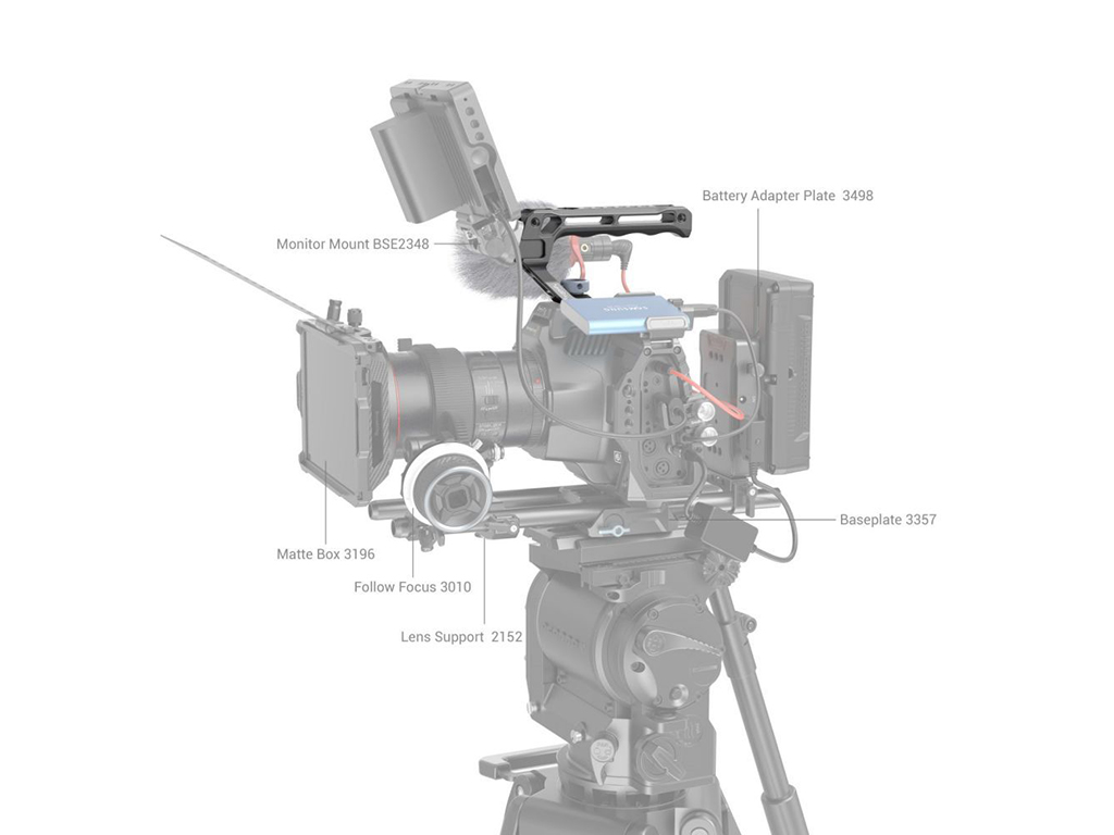 SmallRig 3765 ARRI Bağlantılı Üst Tutma Kolu (Lite Serisi)