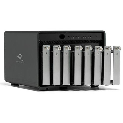 OWC ThunderBay 8 112TB 8-Bay Thunderbolt 3 RAID 5 Array