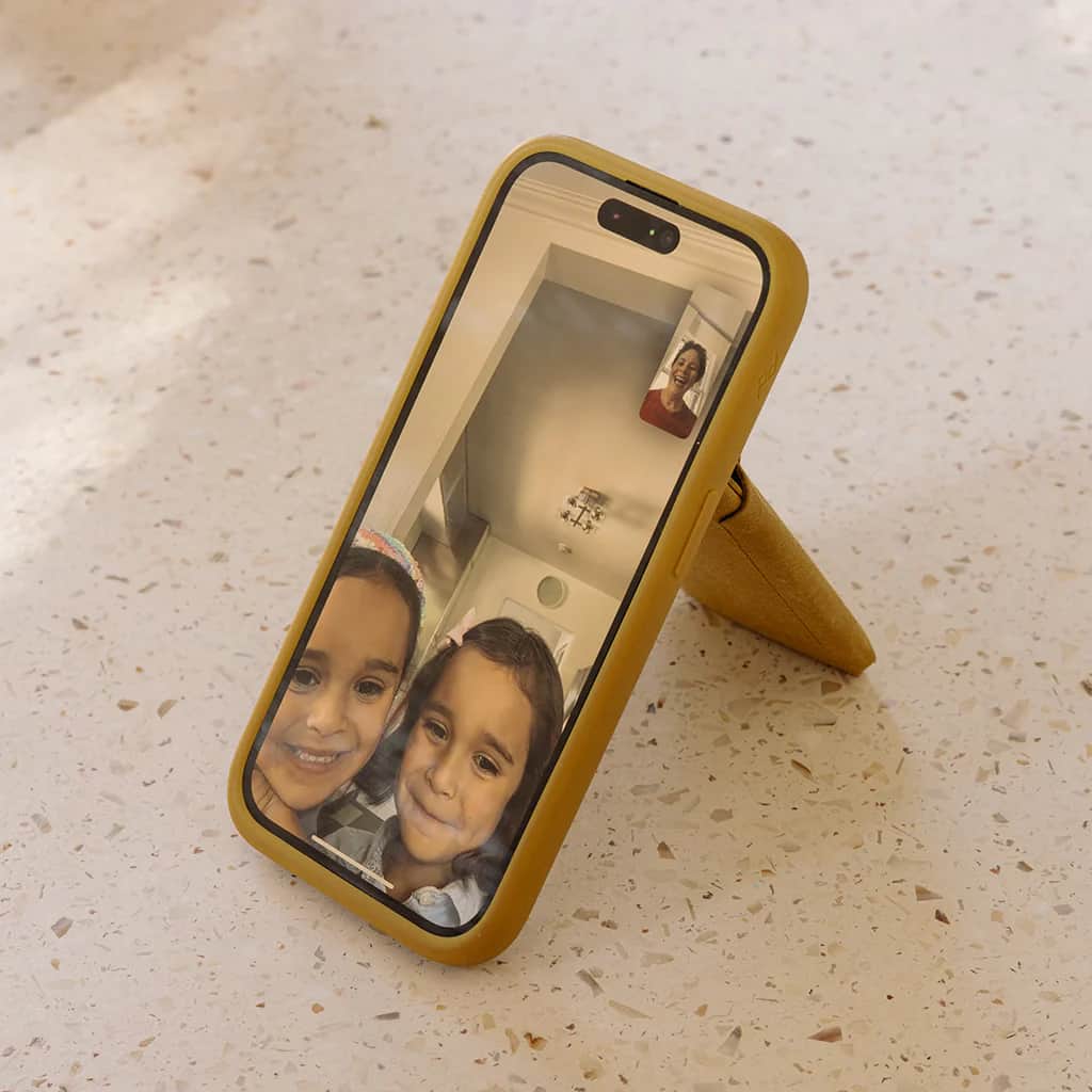 Mobile Wallet Stand Manyetik Cüzdan ve Stand - Sun
