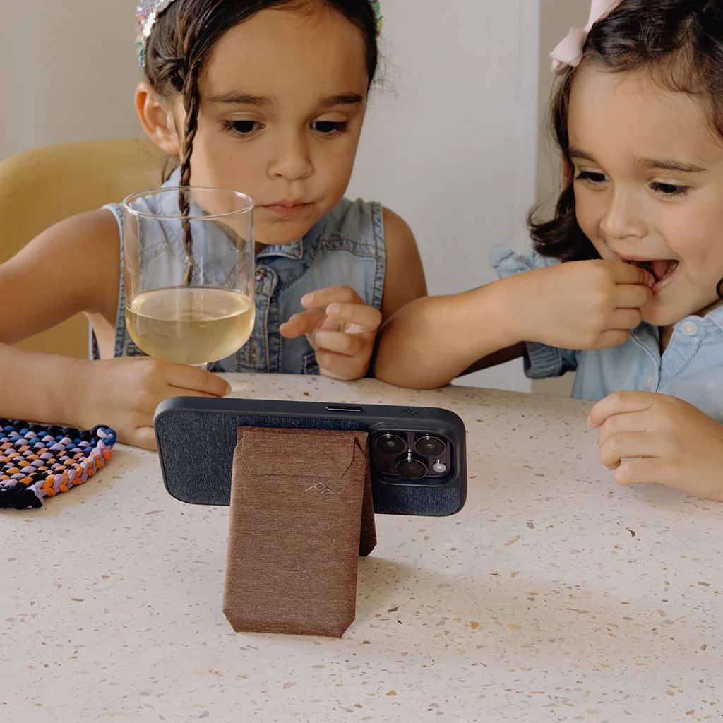 Mobile Wallet Stand Manyetik Cüzdan ve Stand - Midnight
