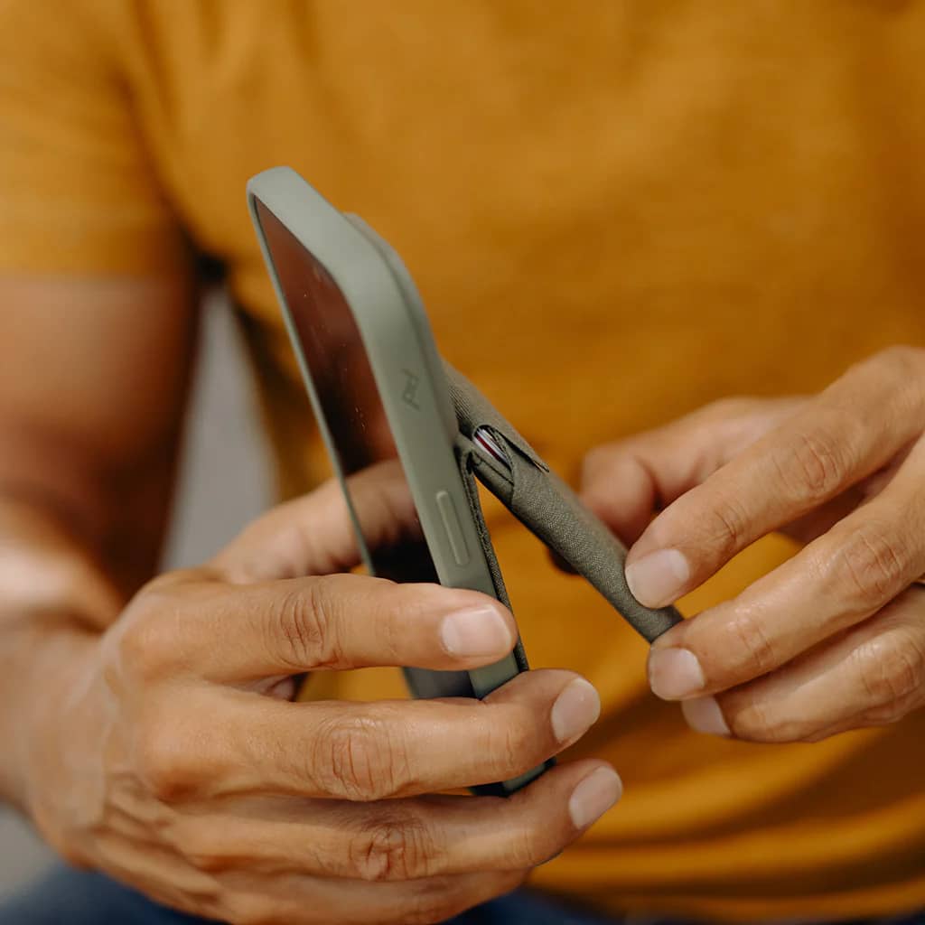 Mobile Wallet Stand Manyetik Cüzdan ve Stand - Sage