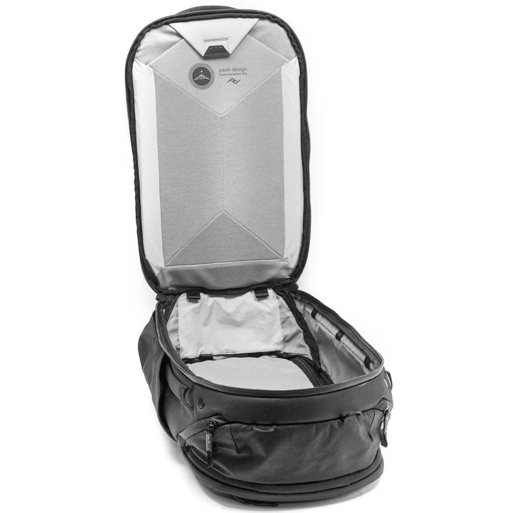 Travel Backpack 45L Modüler Seyahat Çantası - Black