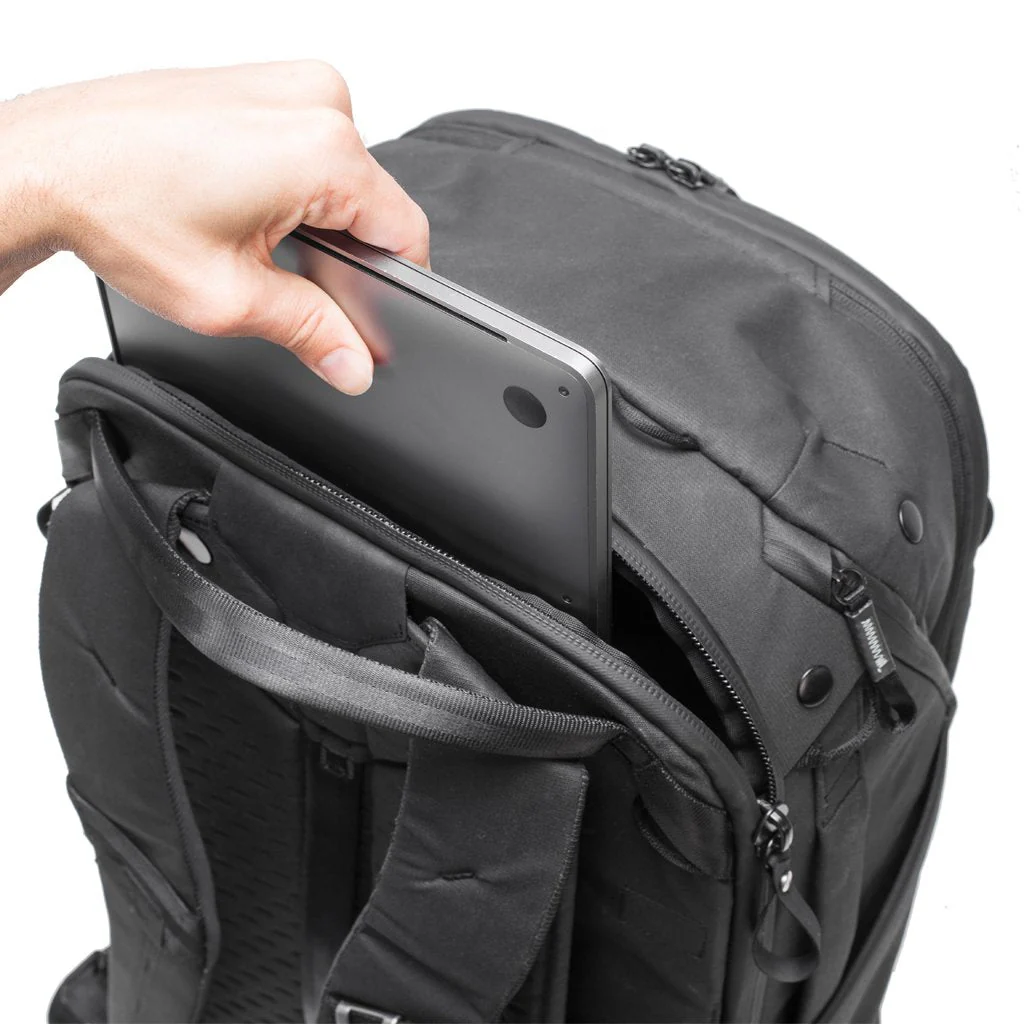 Travel Backpack 45L Modüler Seyahat Çantası - Black