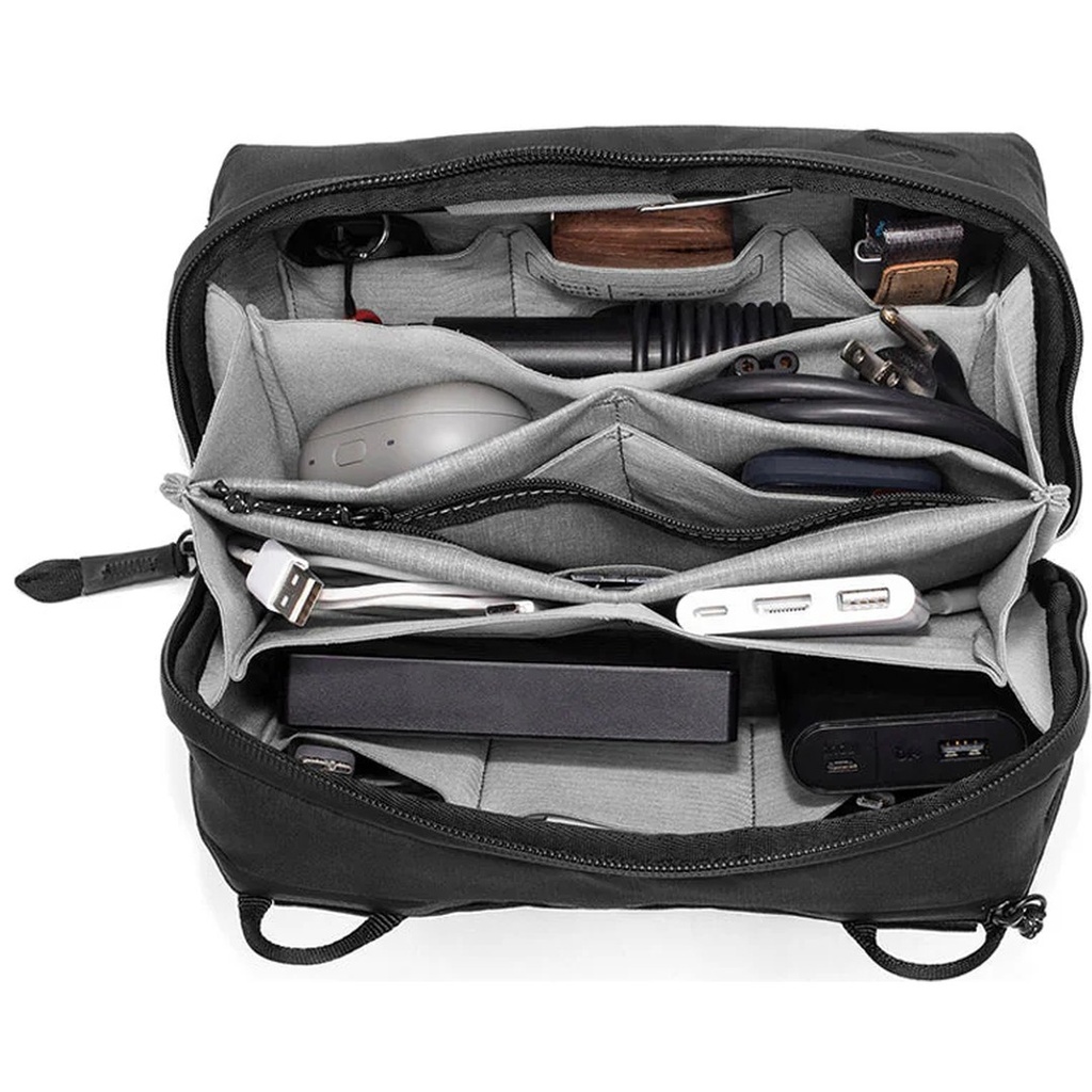 Tech Pouch Regular Teknoloji Aksesuar Çantası - Black