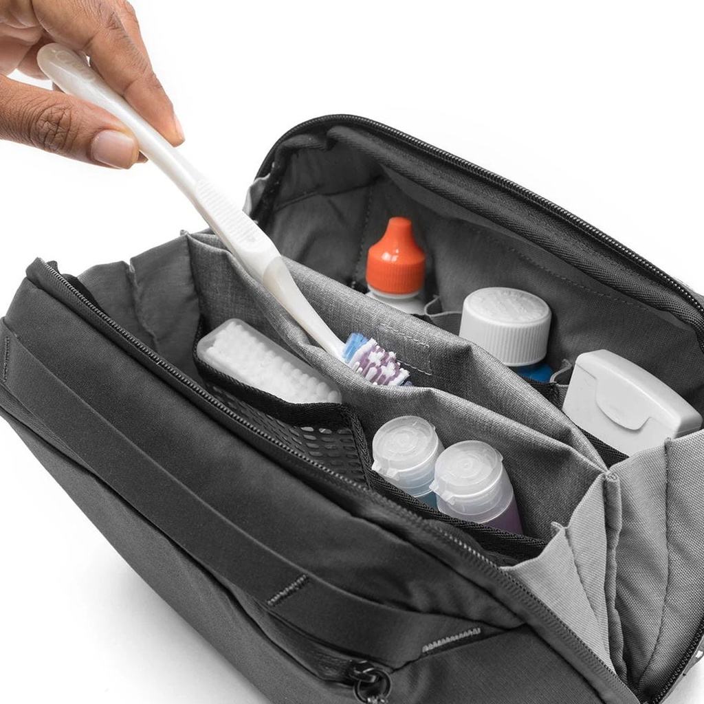 Wash Pouch Regular Kişisel Bakım Çantası - Black