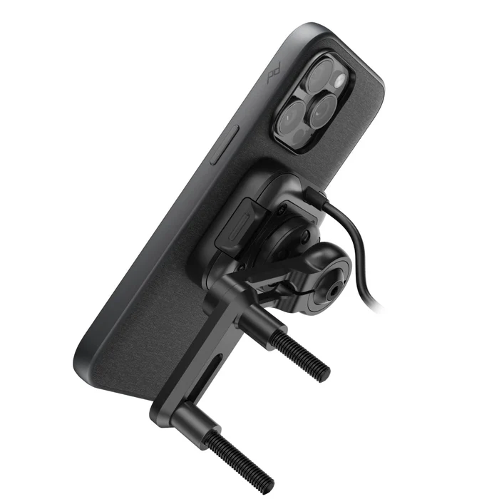 Motorcycle Brake/Clutch Mount Qi2 Şarjlı Telefon Bağlantı Aparatı