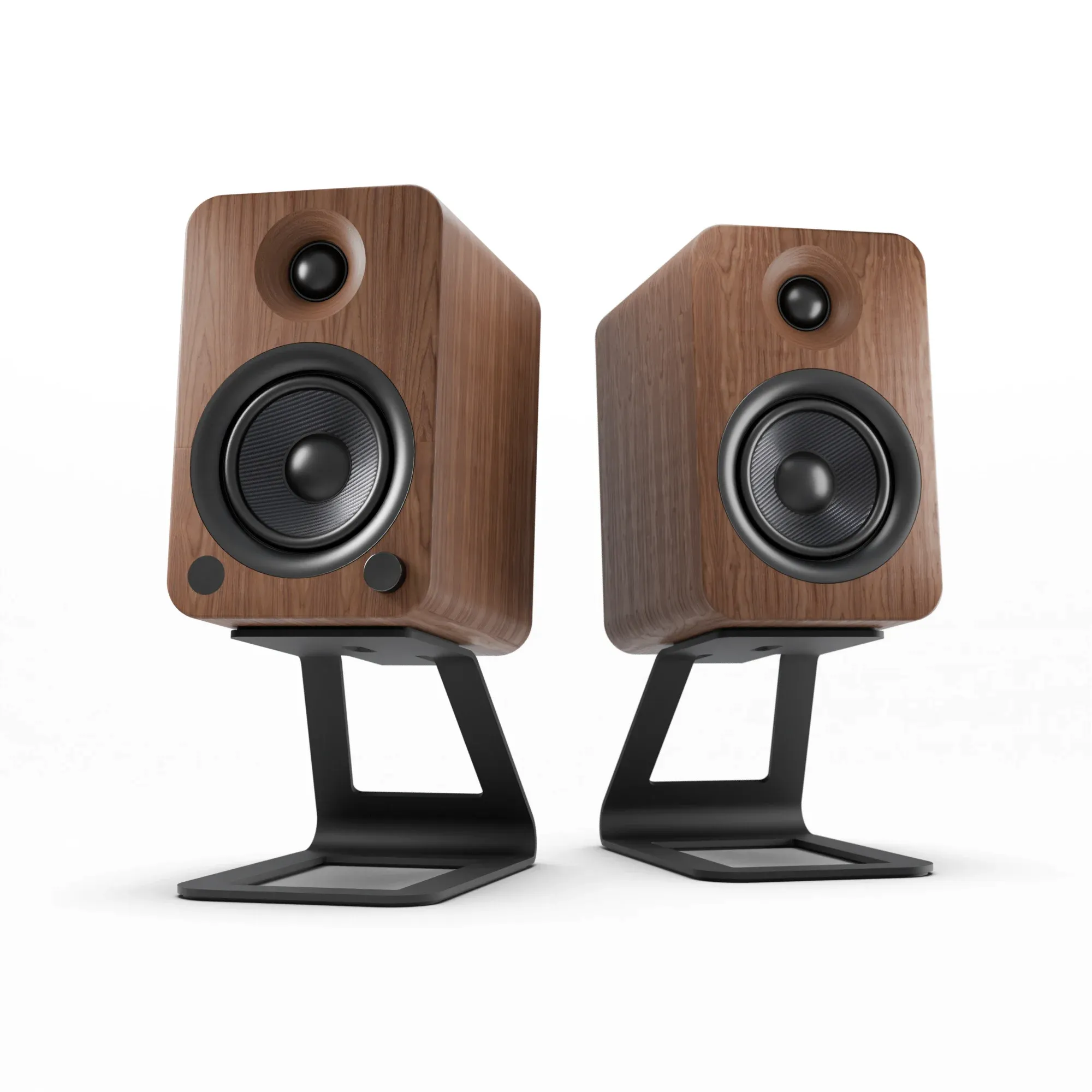 KANTO YU4 | 140W Watt 4'' Aktif Hoparlörler, Bluetooth® - Ceviz