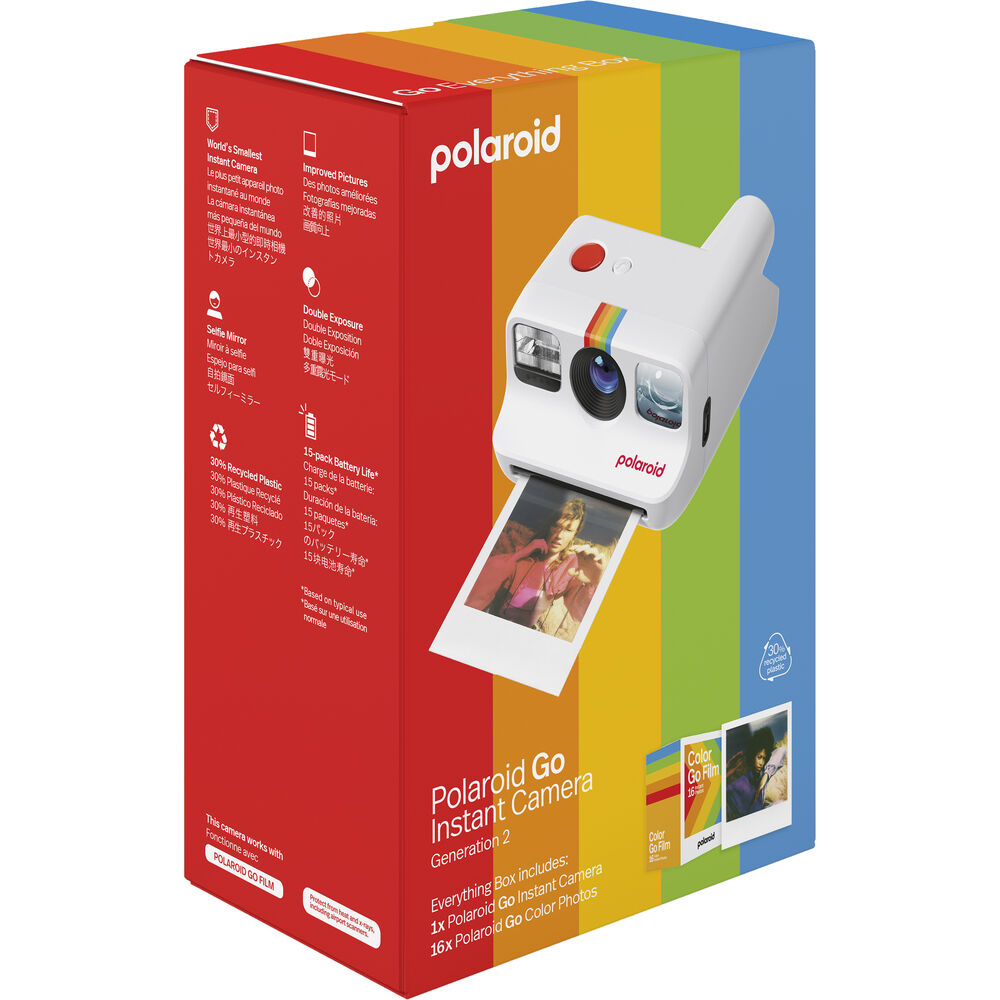 Polaroid Go Generation 2 Anlık Fotoğraf Makinesi – Beyaz (NPOL6280)
