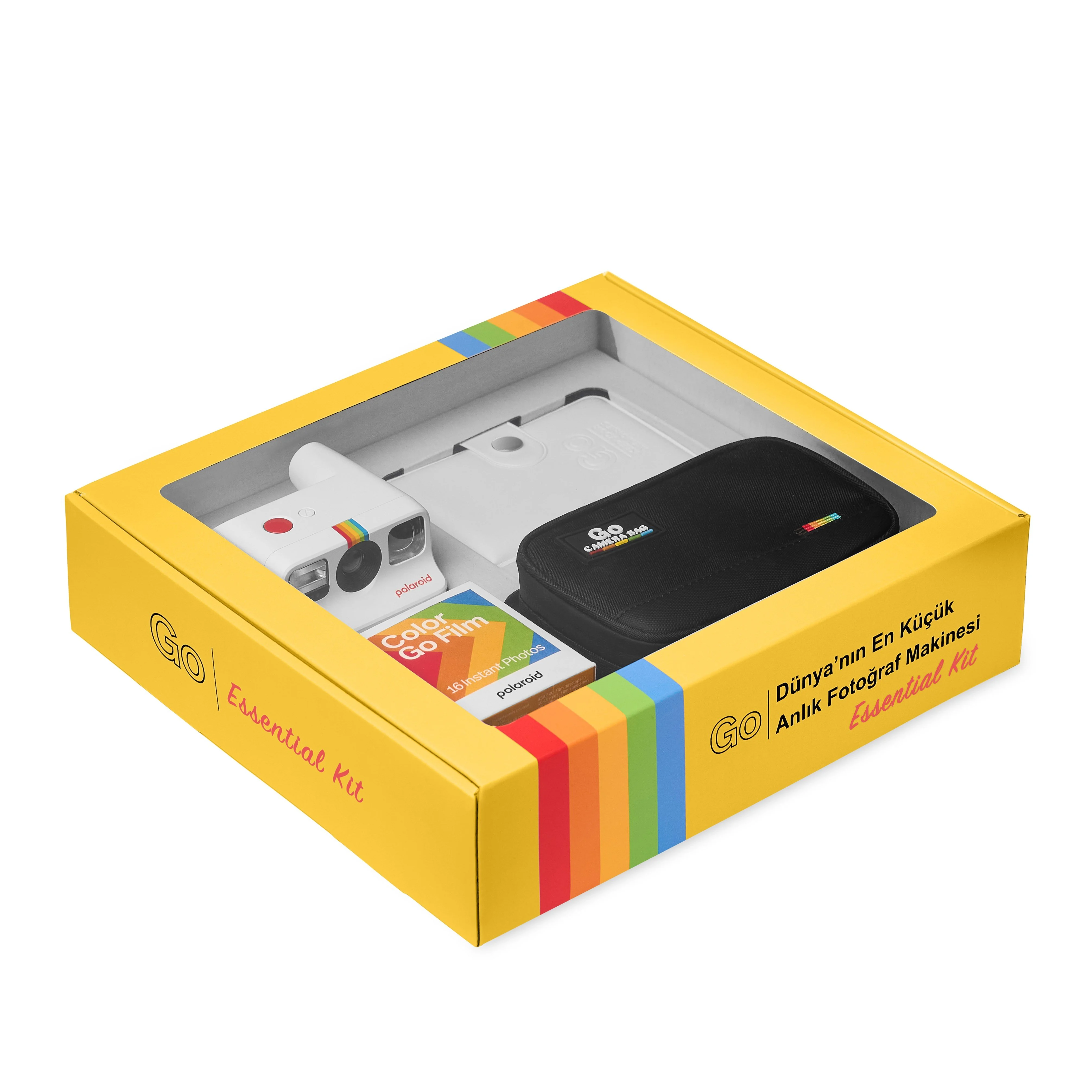 Polaroid Go Generation 2 Essential Kit Anlık Fotoğraf Makinesi Seti – Beyaz