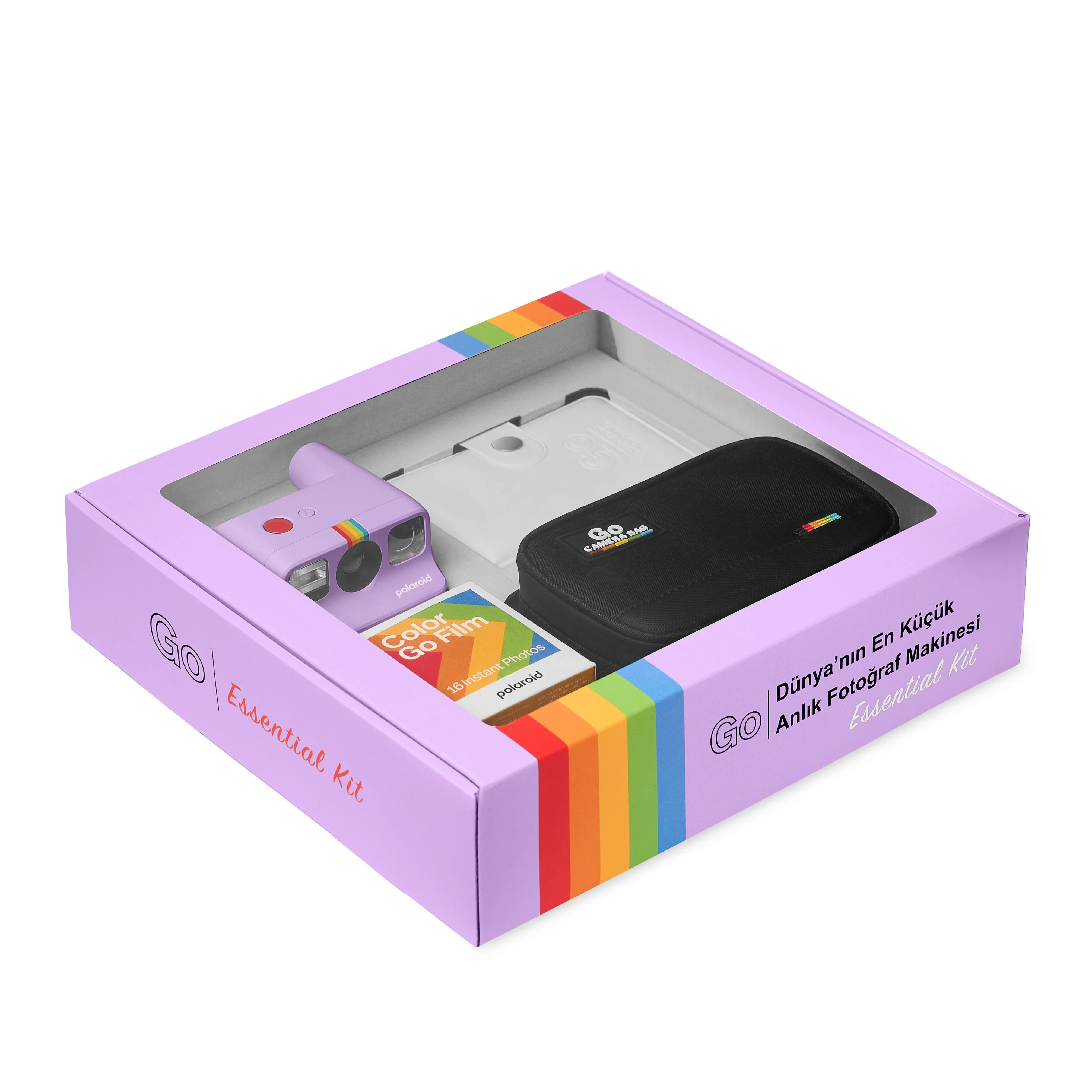 Polaroid Go Generation 2 Essential Kit Anlık Fotoğraf Makinesi Seti – Mor