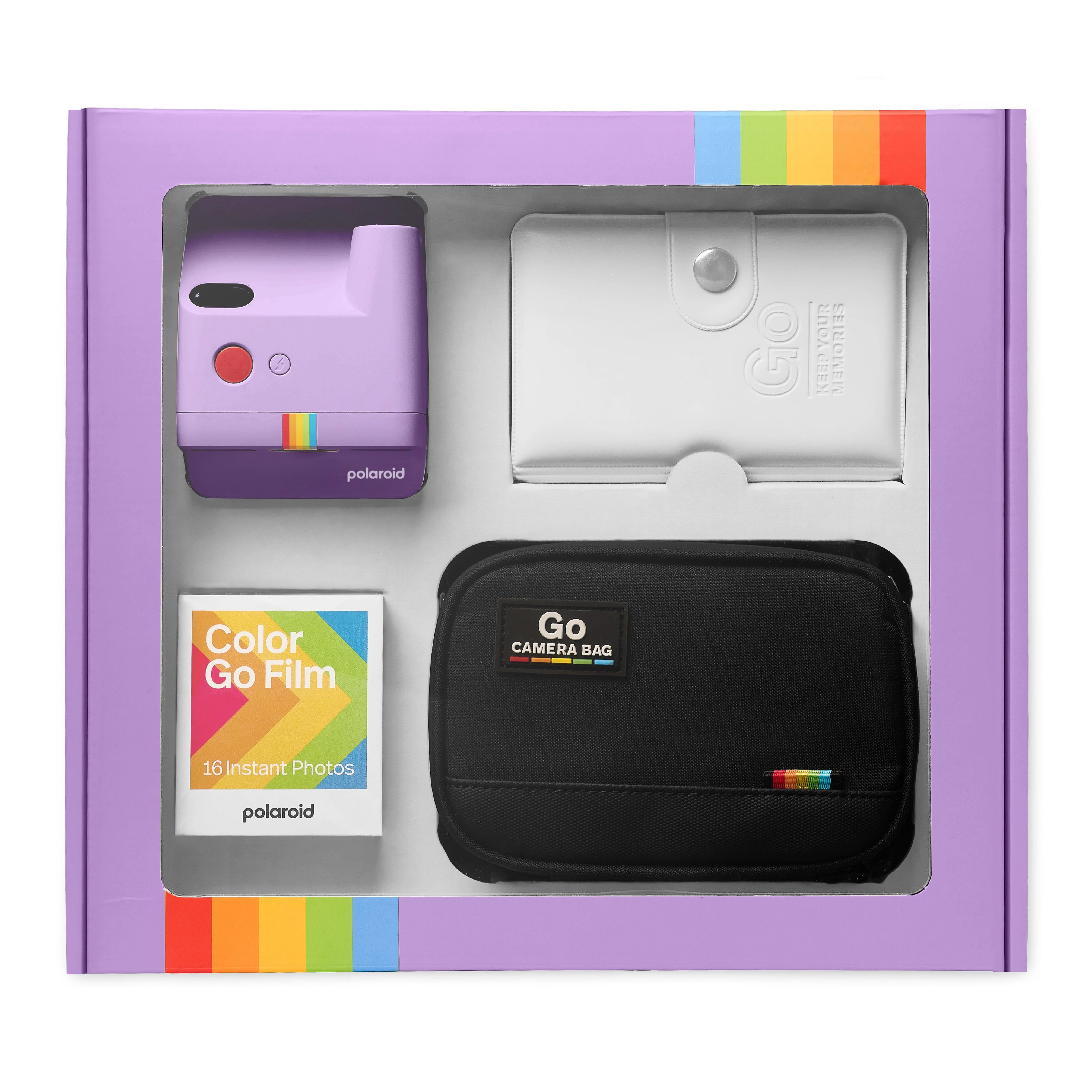 Polaroid Go Generation 2 Essential Kit Anlık Fotoğraf Makinesi Seti – Mor