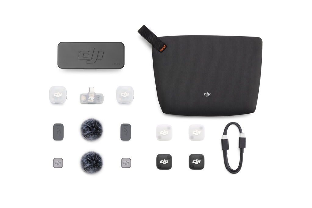 DJI Mic Mini 2 (2TX + 1 Mobile RX + Chargıng Case)