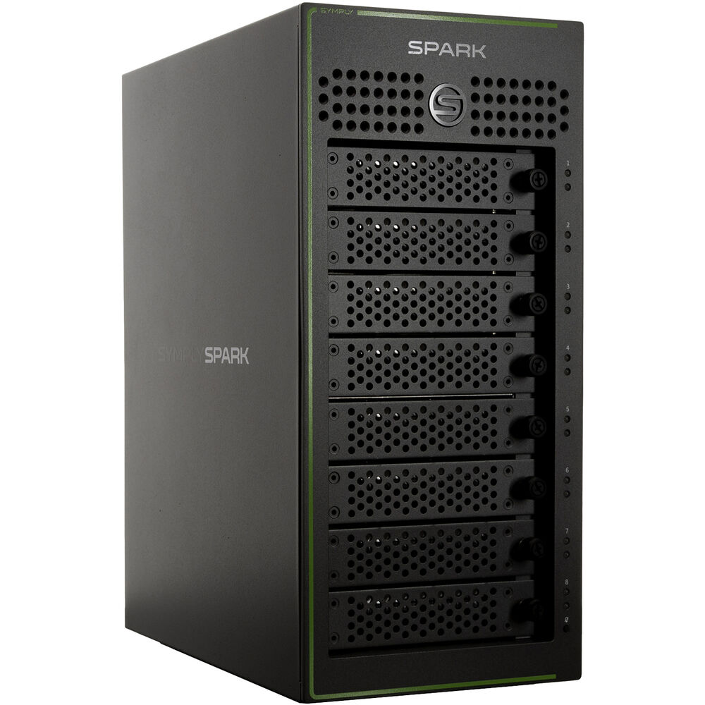 Symply SPARK 128TB Desktop 8-bay Thunderbolt 3 RAID