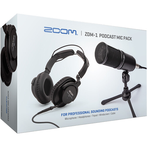 Zoom ZDM-1 PMP Podcast Mikrofon Paketi