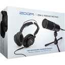 Zoom ZDM-1 PMP Podcast Mikrofon Paketi
