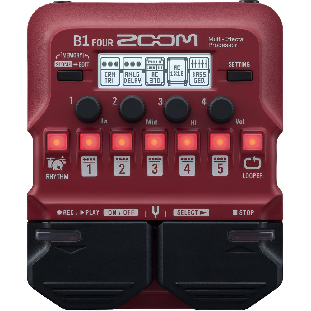 Zoom B1 FOUR Bass Multi-Efekt Prosesörü