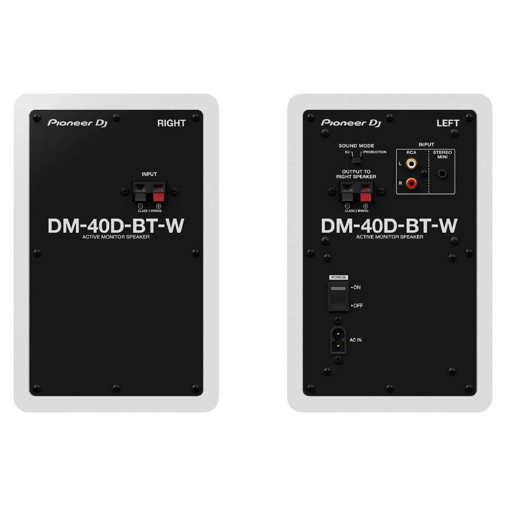 PIONEER DJ DM-40D-BT-W Bluetooth Referans Monitörü (Beyaz) (Çift)