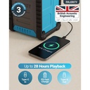 Majority Landbeach 30W IPX54 Taşınabilir DAB/FM Radyo Bluetooth Hoparlör