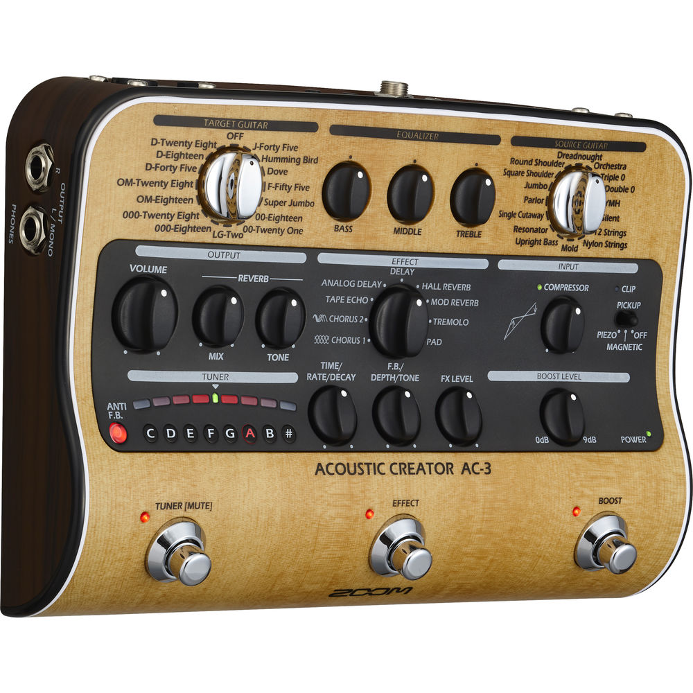 Zoom Ac-3 Akustik Gitar Prosesörü