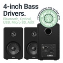 MAJORITY D40 Raf Tipi Hoparlör (BT, USB, AUX, RCA)