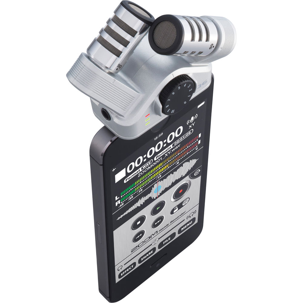 Zoom IQ6 Stereo Kayıt Mikrofonu iPhone/iPad/iPod Uyumlu