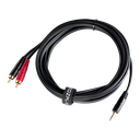 Kozmos KCL-227-3M Stereo 3,5mm - 2 x RCA  / 3mt Kablo