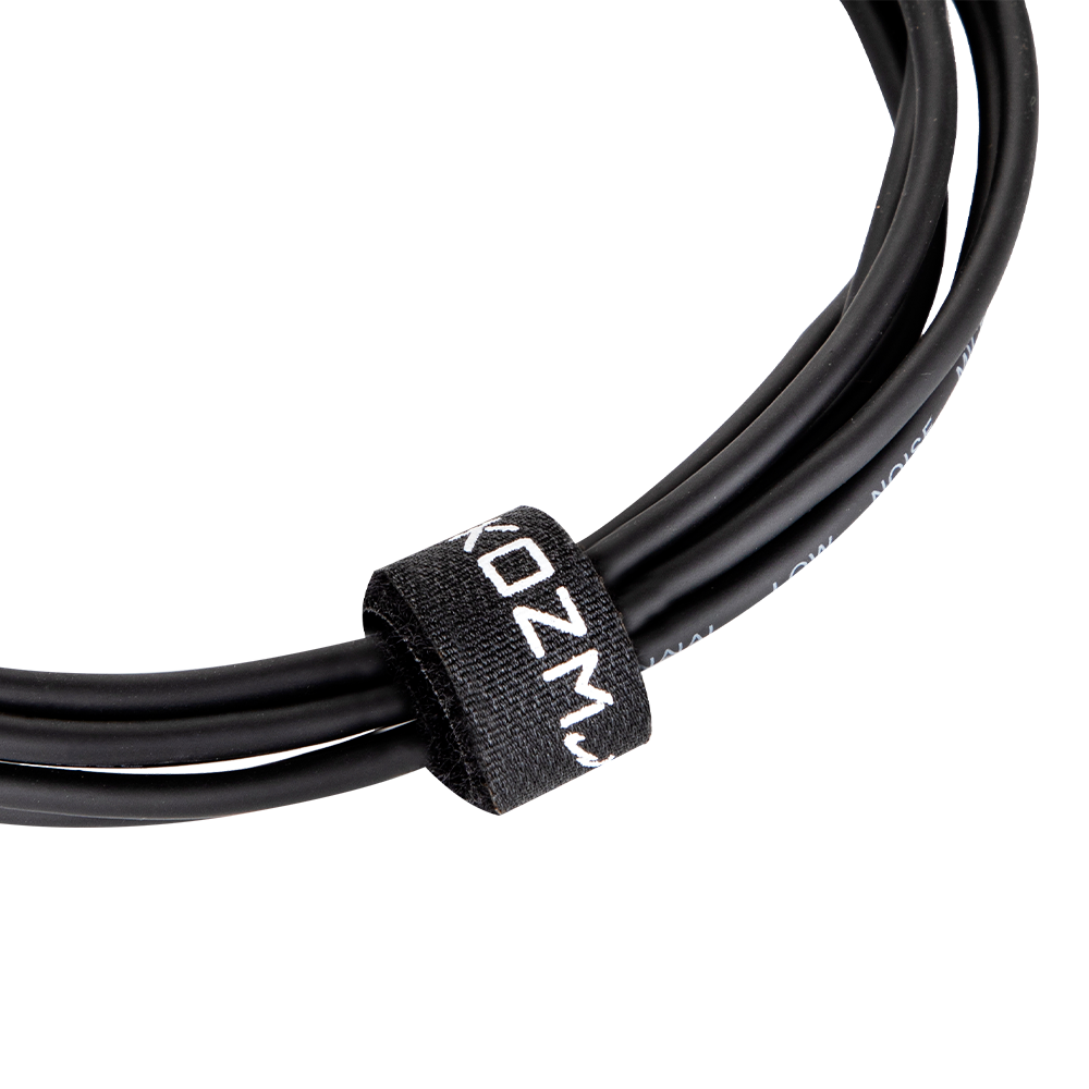 Kozmos KCL-160-3M 3,5mm Siyah/Gri Stereo 3mt AUX Kablosu