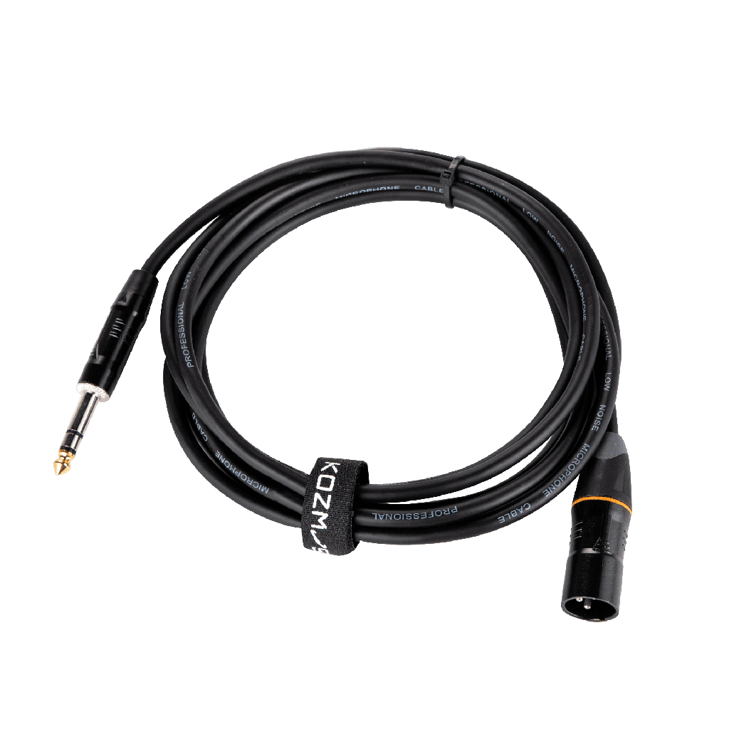Kozmos KCL-061-3M XLR-TRS 6,35mm Stereo 3mt Kablo