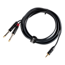 Kozmos KCL-333-3M Stereo 3,5mm - 2 x 6,35mm Mono 3mt Kablo