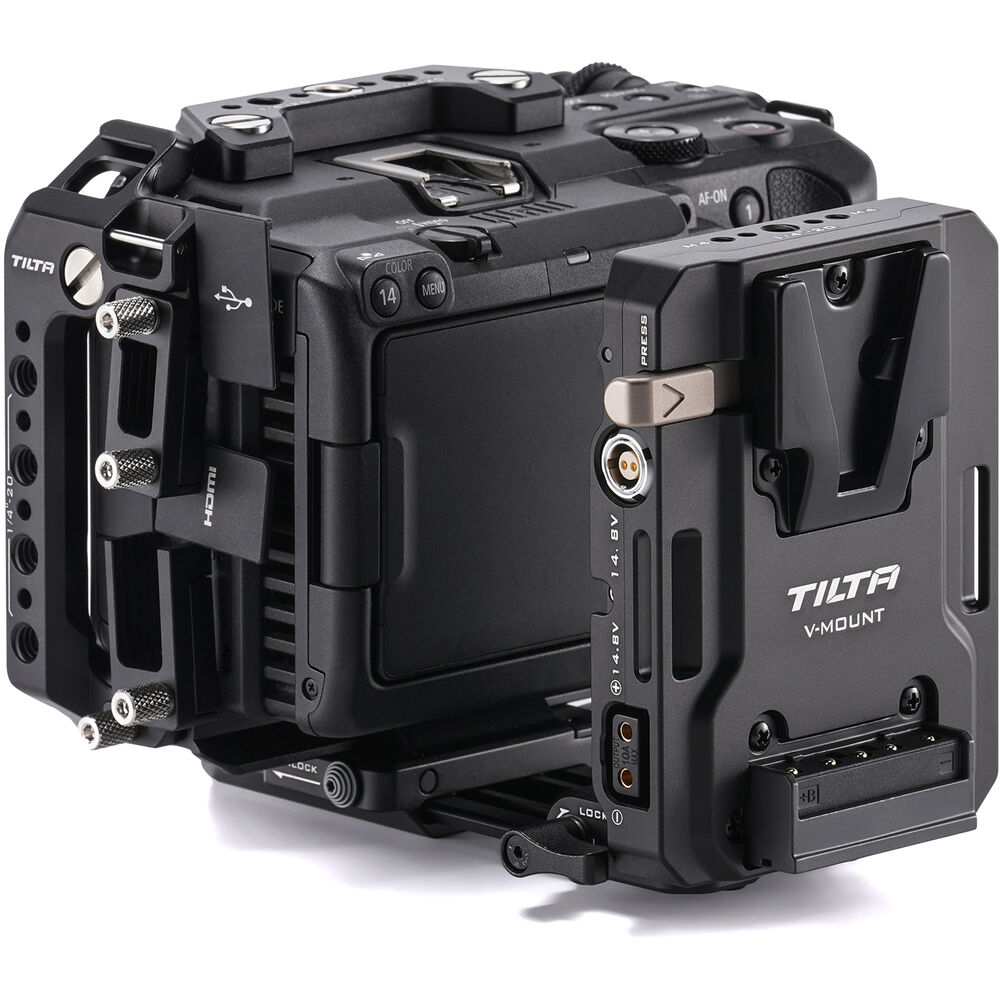 Tilta Camera Cage For Canon C50 Power Kit - Black - (TA-T93-C-B)