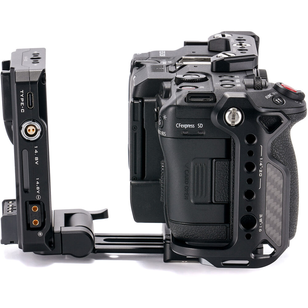 Tilta Camera Cage For Canon C50 Power Kit - Black - (TA-T93-C-B)