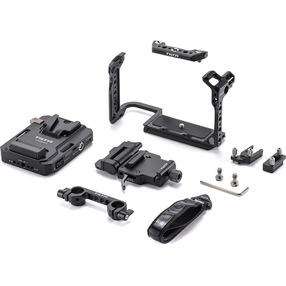 Tilta Camera Cage For Canon C50 Power Kit - Black - (TA-T93-C-B)