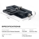 Tilta Extended Quick Release Baseplate (TGA-ERP)