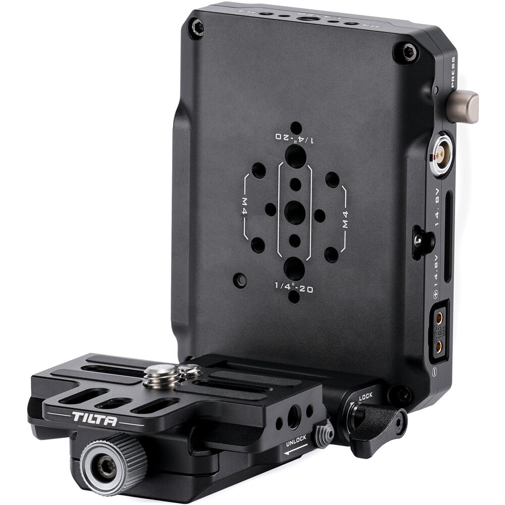 Tilta Mini PD V Mount Battery Plate With Adjustable Arca Receiver Kit - Black (TA-BTP4K-V-B)