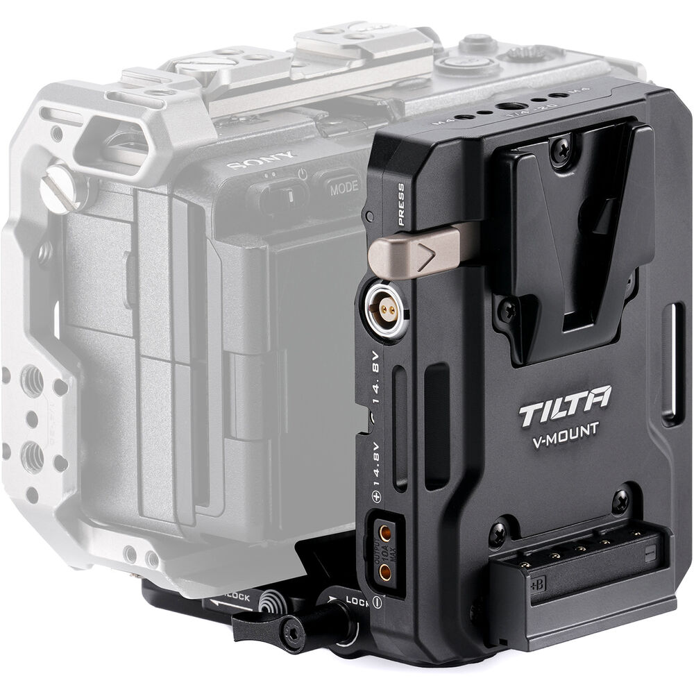 Tilta Mini PD V Mount Battery Plate With Adjustable Arca Receiver Kit - Black (TA-BTP4K-V-B)