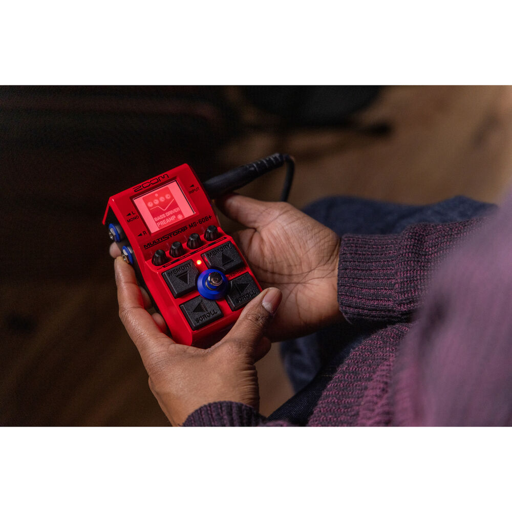 Zoom MS-60B+ Multistomp Bas Efekt Pedalı