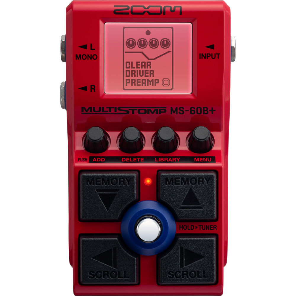 Zoom MS-60B+ Multistomp Bas Efekt Pedalı