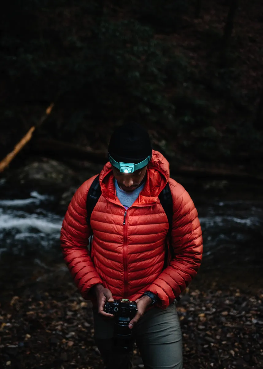 BioLite HeadLamp 325 Ultra Hafif USB Şarjlı Kafa Lambası - Ember Yellow